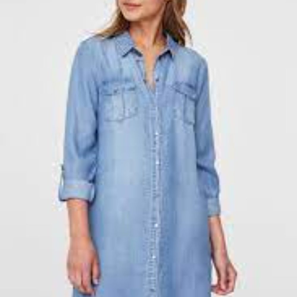 Anthr denim shirt dress bella dahl